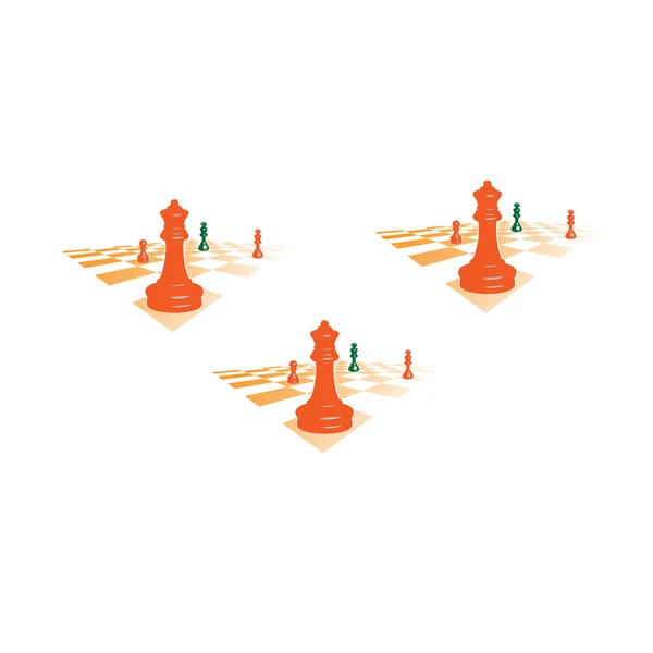 Échecs fond, échiquier, figure — Image vectorielle