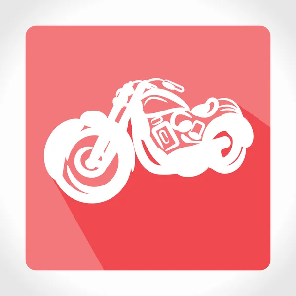 Motorcykel app ikon — Stock vektor