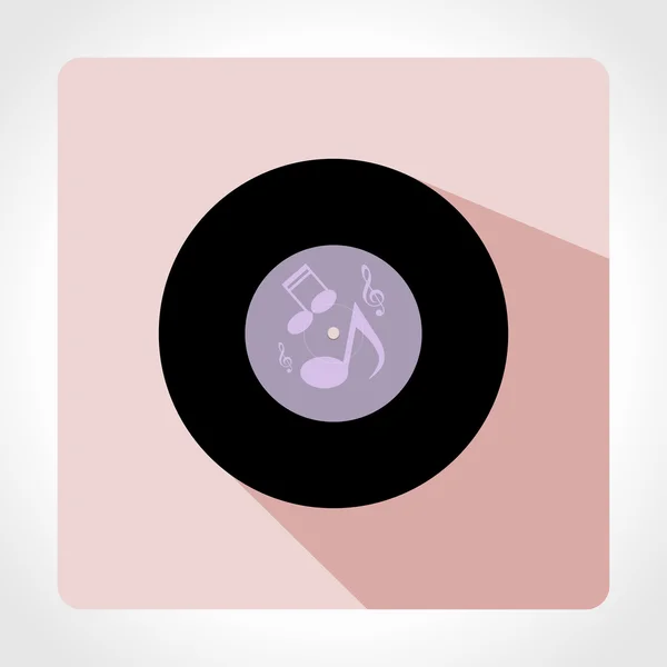 Vinyl icon app — Stock Vector