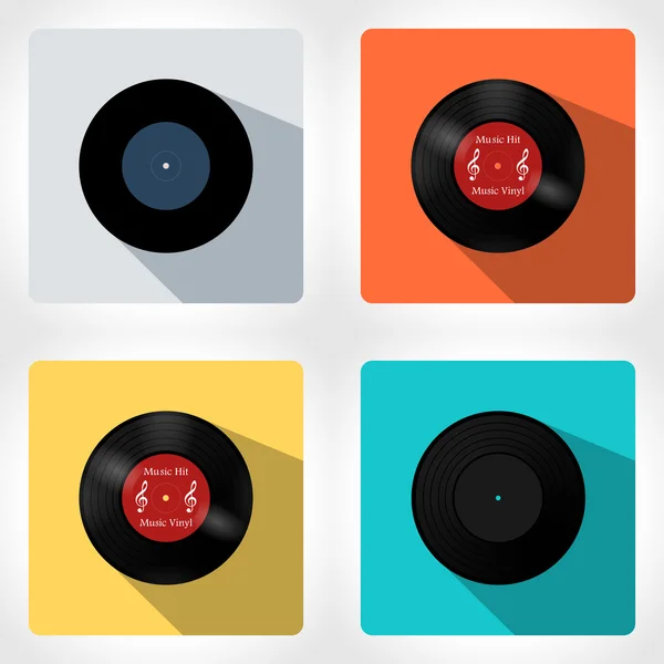 Vinyl-Icon-App — Stockvektor