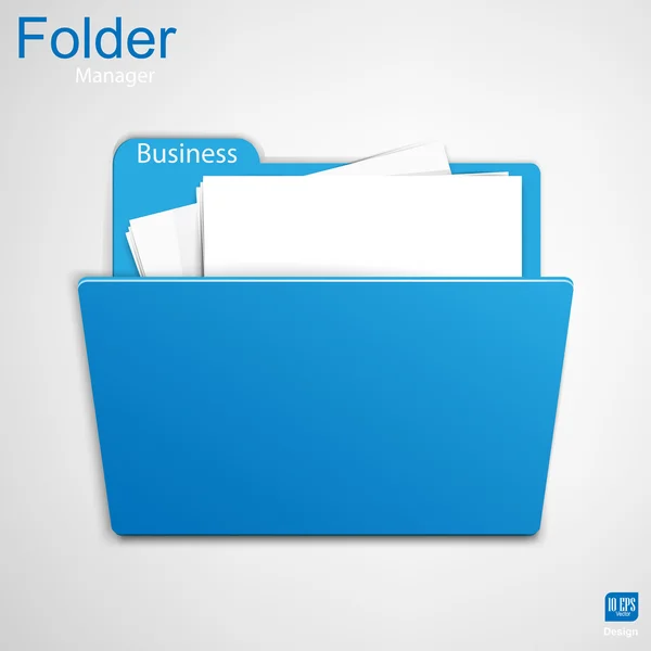 Folder — Stock Vector