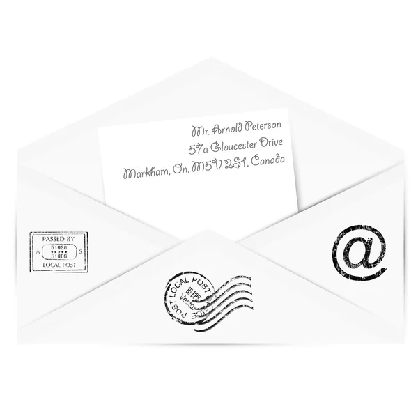 Pošta. e-mail. — Stockový vektor