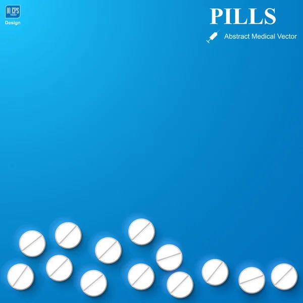 Pill medical — Stock Vector