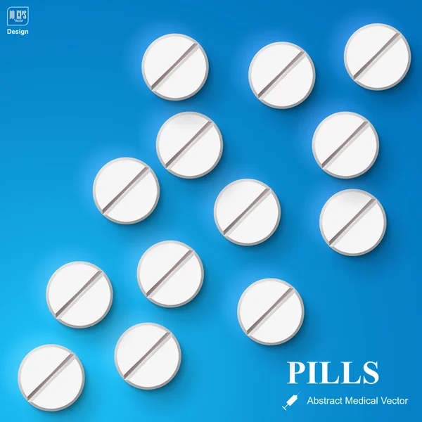 Pill medical — Stock Vector