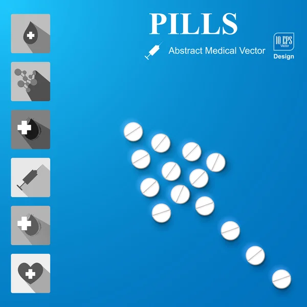 Pill medical — Stock Vector