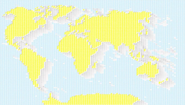 Ilustración del mapa mundial — Archivo Imágenes Vectoriales