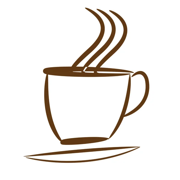 カフェ カップ — ストックベクタ