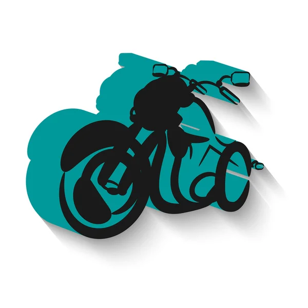 Motocicleta — Vector de stock