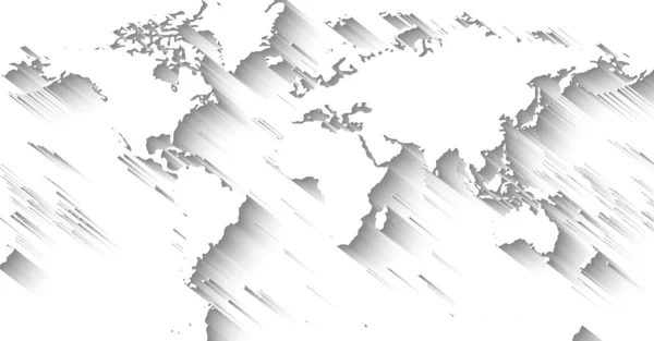 Ilustração do Mapa Mundial Político — Vetor de Stock