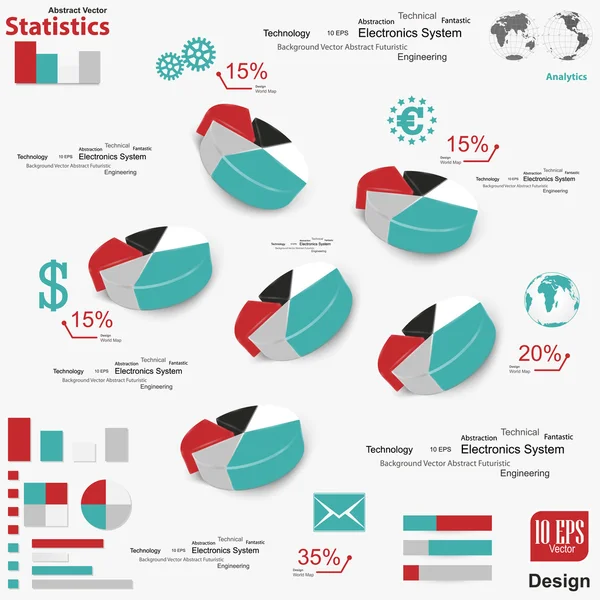 Infografik — Stockvektor