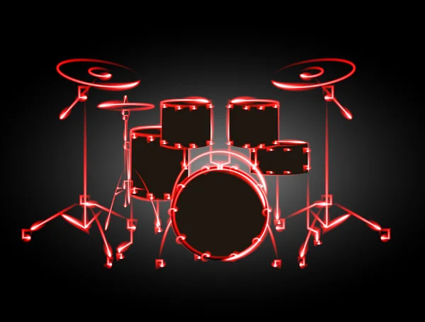 Drum set — Stock Vector