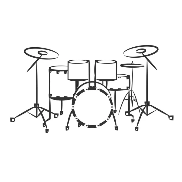 Drum set — Stock Vector