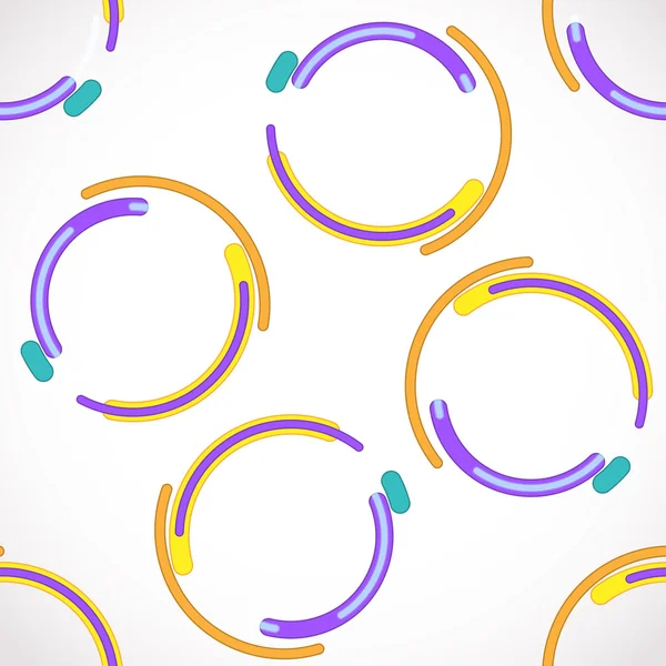 Cercles abstraits fond coloré — Image vectorielle