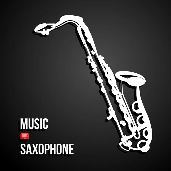 Саксофон — стоковый вектор