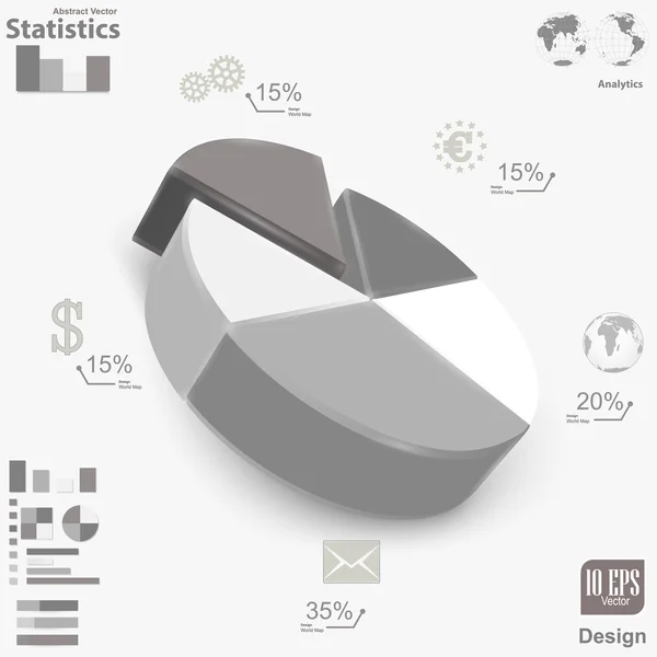 Informationsgrafik — Stock vektor