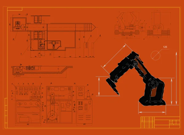 Robot Bilimi — Stok Vektör