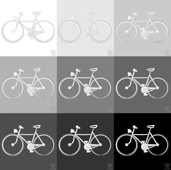 自転車 — ストックベクタ