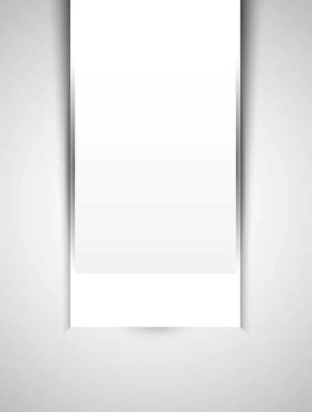 Paper on the wall — Stock Vector