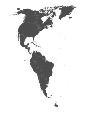 Amerika, siyasi harita