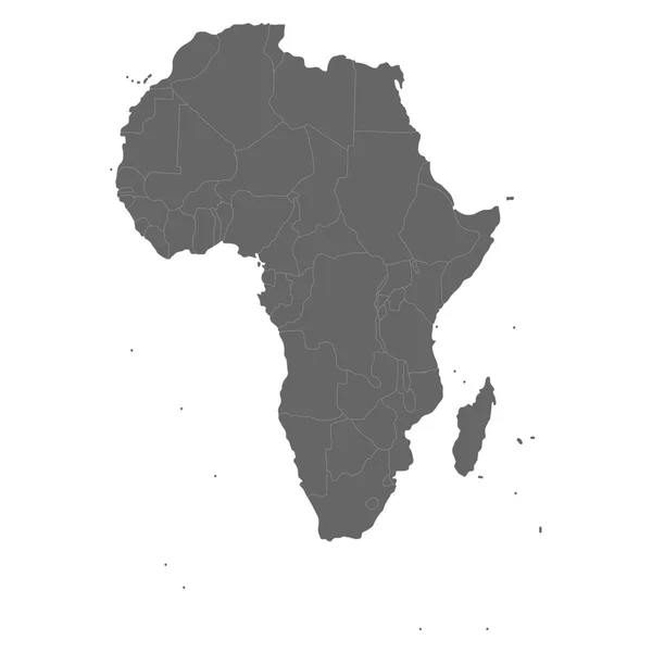 Afrique, carte politique — Image vectorielle