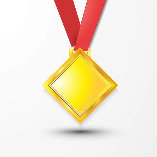 Medal gold — Stock Vector