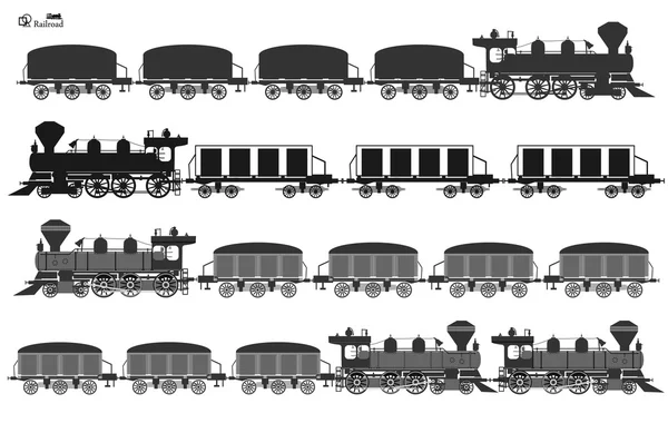 Locomotiva — Vetor de Stock