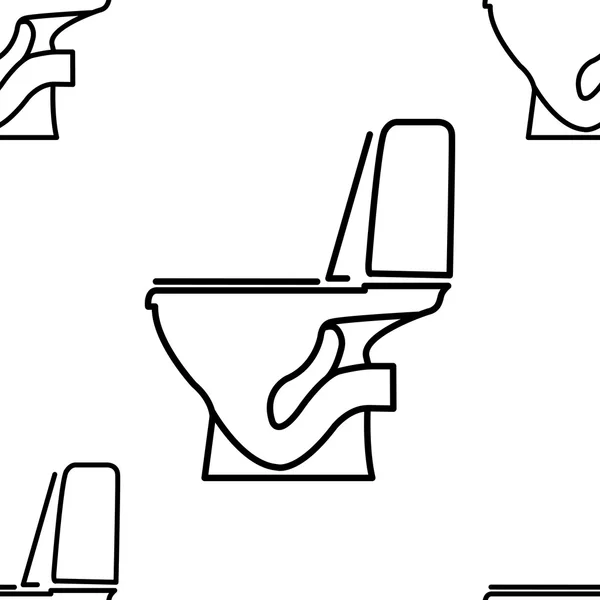 Toalett — Stock vektor