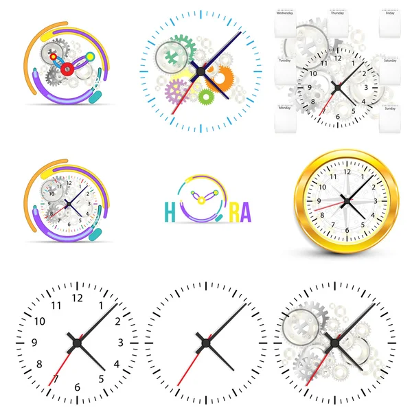 Icône d'horloge — Image vectorielle