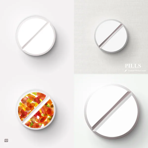 Pill — Stock Vector