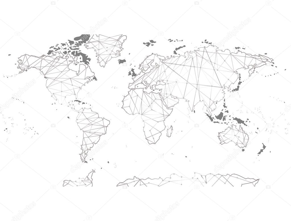 political map of the world