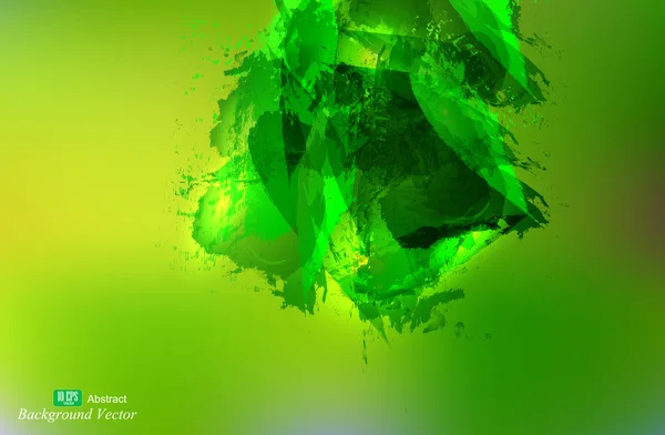 Fondo abstracto verde — Vector de stock