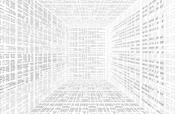 Background abstract binary code — Stock Vector