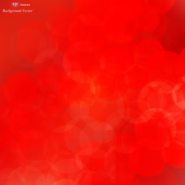 Fond abstrait des cercles rouges — Image vectorielle