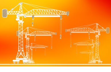 Konteynırlar, yüksek irtifa vinç bir konteyner ile