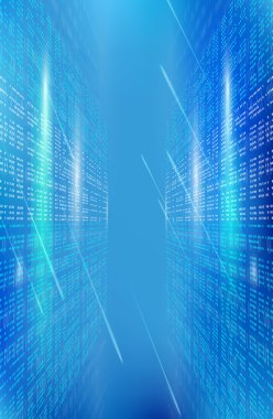 Arka plan arka ikili kod