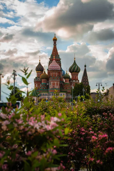 Санкт Петербург Собор Василия Блаженного — стоковое фото