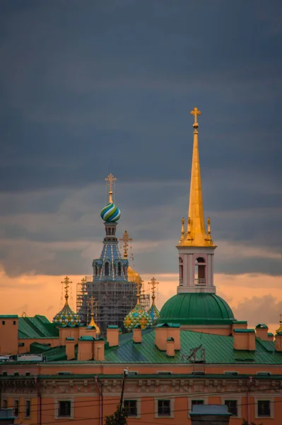 Observation Platforms Roofs Petersburg Russia — Stock Photo, Image