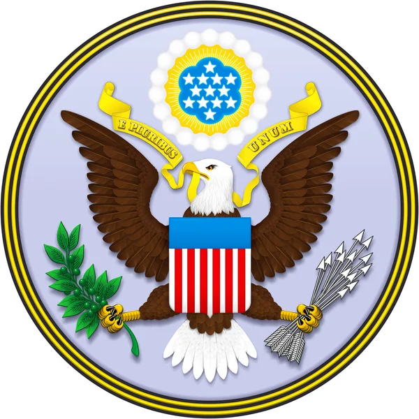 Wappen der Vereinigten Staaten — Stockfoto