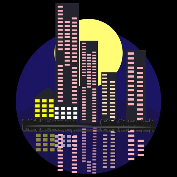 Night and the City — Stock Vector