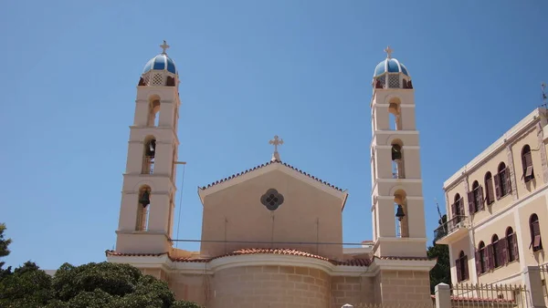 그리스 정교회 대성당 그리스 시로스 무폴리의 — 스톡 사진