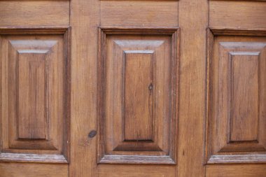 Doğal ahşaptan yapılmış eski bir kapının parçası, Yunanistan, Halkidiki, Arnaia