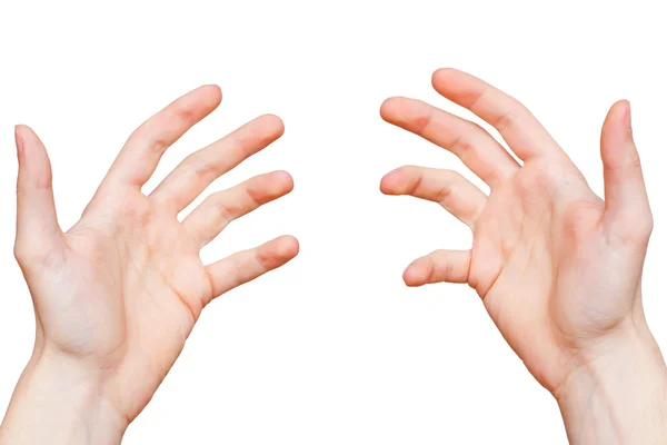 Hands from first person point of view Royalty Free Stock Photos