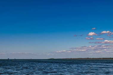 The view on the cloudy sky