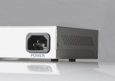 closeup güç konektörü