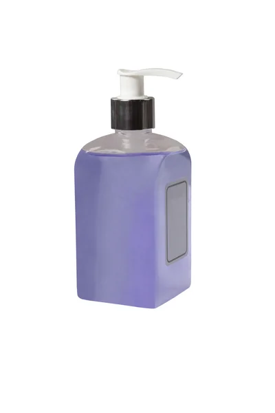 用紫色液体的瓶子 — 图库照片