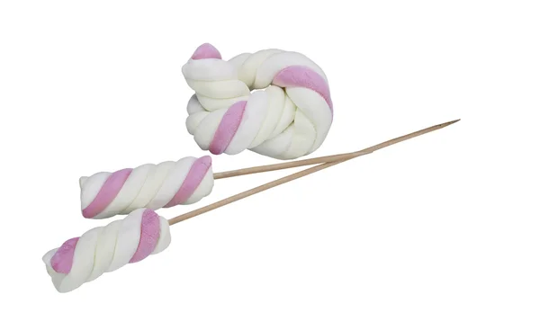 Marshmallow em um espeto — Fotografia de Stock