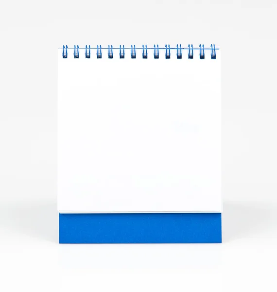 Leerer, leerer Schreibtischkalender — Stockfoto
