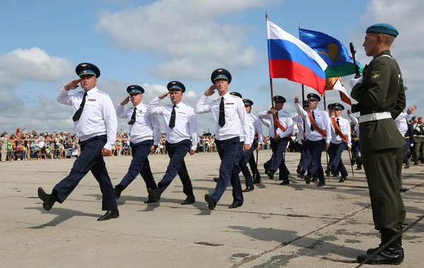 Российский Военный Парад Августа 2015 — стоковое фото