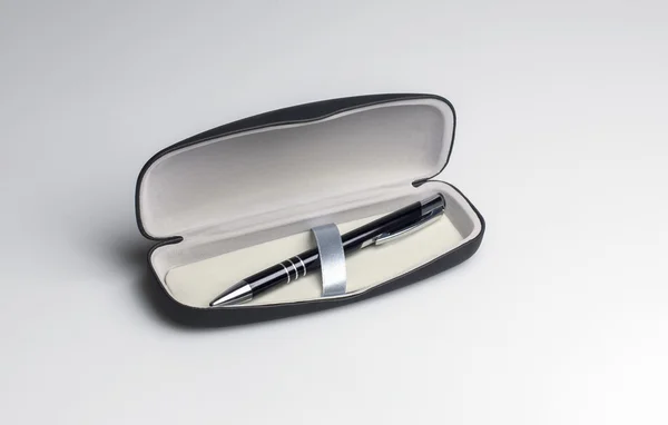 Pen in a gift box — Stock Photo, Image