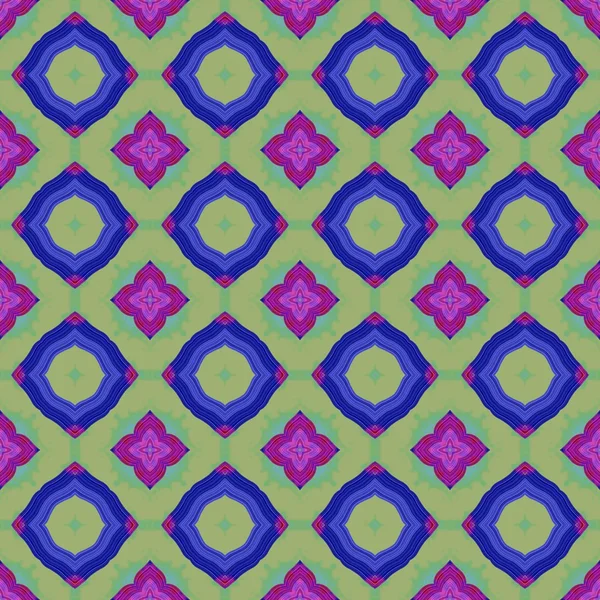 Textura o fondo colorido abstracto con patrón de círculo hecho sin costuras —  Fotos de Stock
